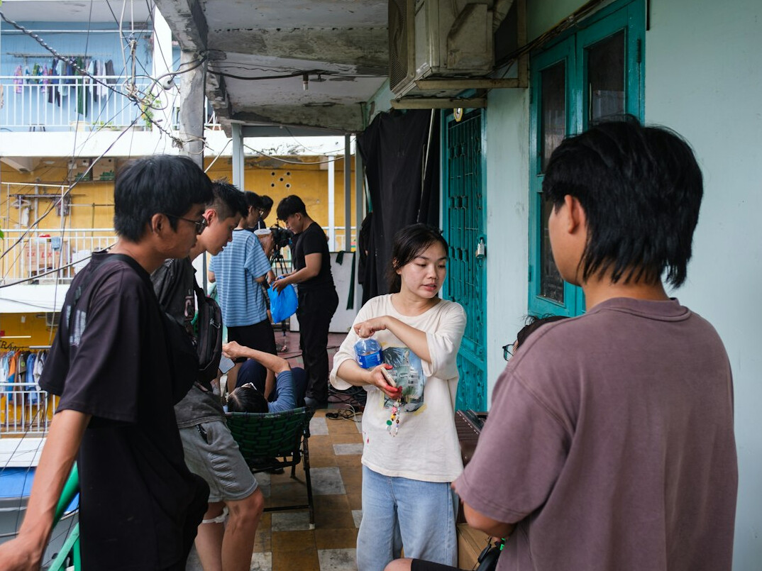 young people discussing future plans
